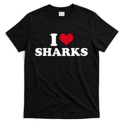 I Love Sharks T-Shirt
