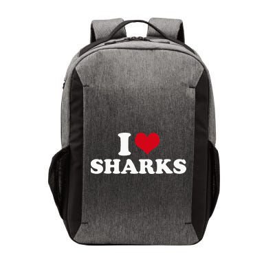 I Love Sharks Vector Backpack