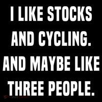 I Like Stocks And Cycling Funny Day Trader Stock Market Gift City Backpack