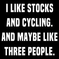I Like Stocks And Cycling Funny Day Trader Stock Market Gift Impact Tech Backpack