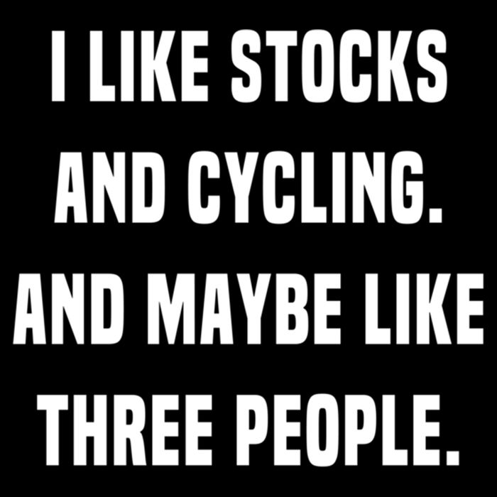I Like Stocks And Cycling Funny Day Trader Stock Market Gift Impact Tech Backpack