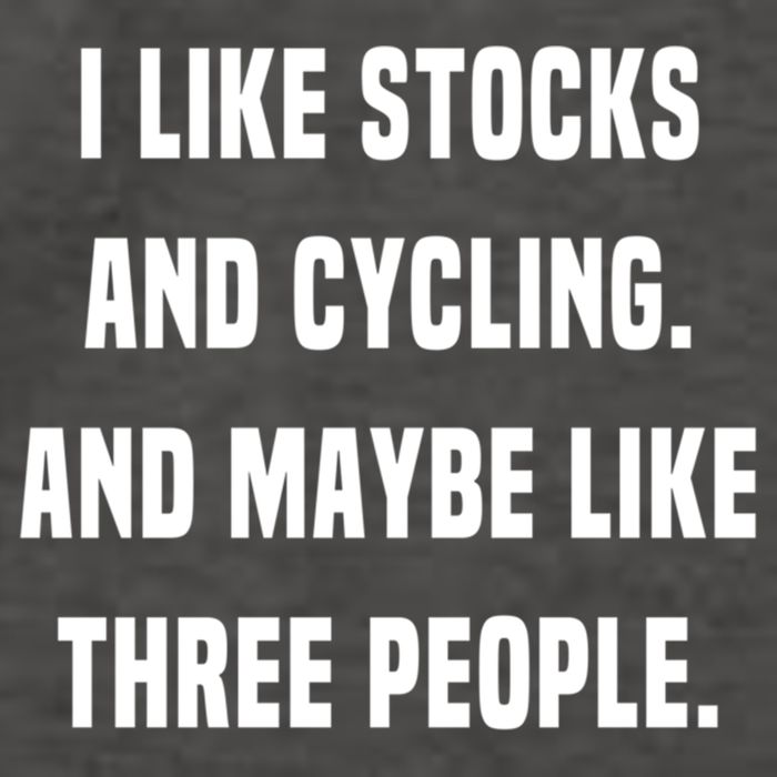 I Like Stocks And Cycling Funny Day Trader Stock Market Gift Vector Backpack