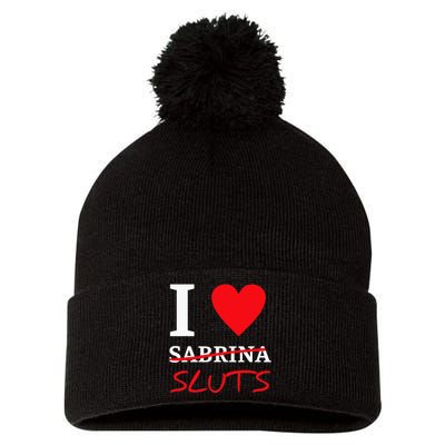 I Love Sabrinasluts Apparel Pom Pom 12in Knit Beanie