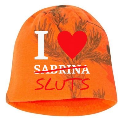 I Love Sabrinasluts Apparel Kati - Camo Knit Beanie