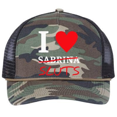 I Love Sabrinasluts Apparel Retro Rope Trucker Hat Cap