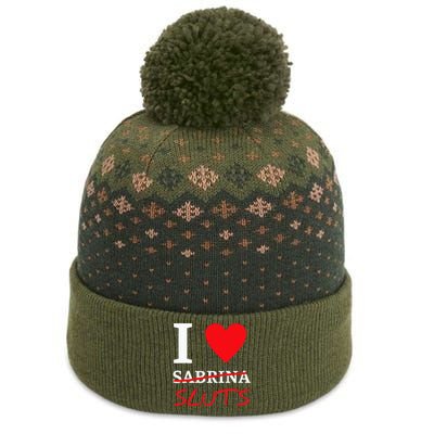 I Love Sabrinasluts Apparel The Baniff Cuffed Pom Beanie