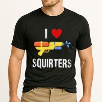 I Love Squirters Funny I Heart Squirters Water Gun Cooling Performance Crew T-Shirt