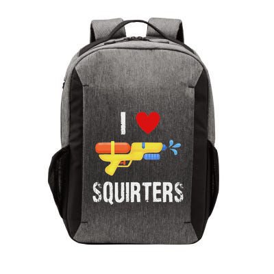I Love Squirters Funny I Heart Squirters Water Gun Vector Backpack