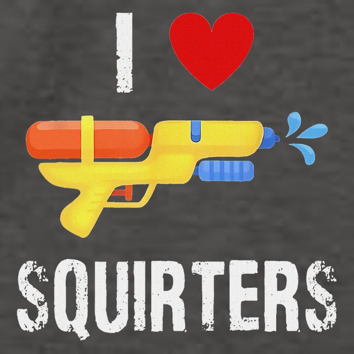I Love Squirters Funny I Heart Squirters Water Gun Vector Backpack