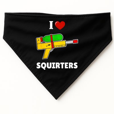 I Love Squirters Heart Design I Love Squirters USA-Made Doggie Bandana