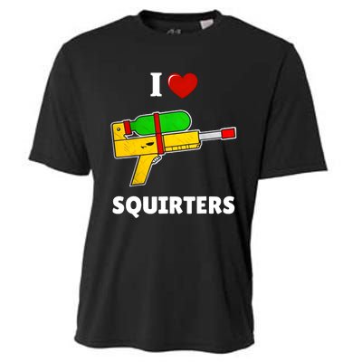 I Love Squirters Heart Design I Love Squirters Cooling Performance Crew T-Shirt