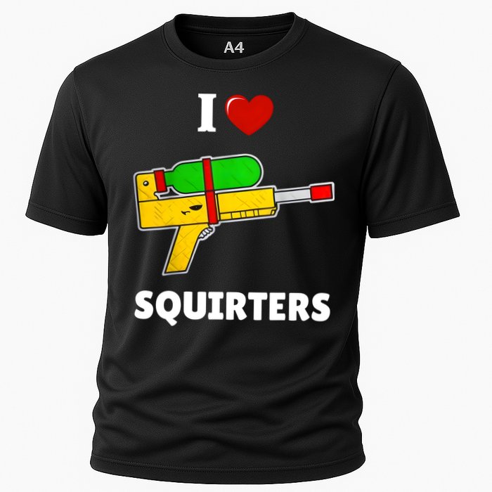I Love Squirters Heart Design I Love Squirters Cooling Performance Crew T-Shirt