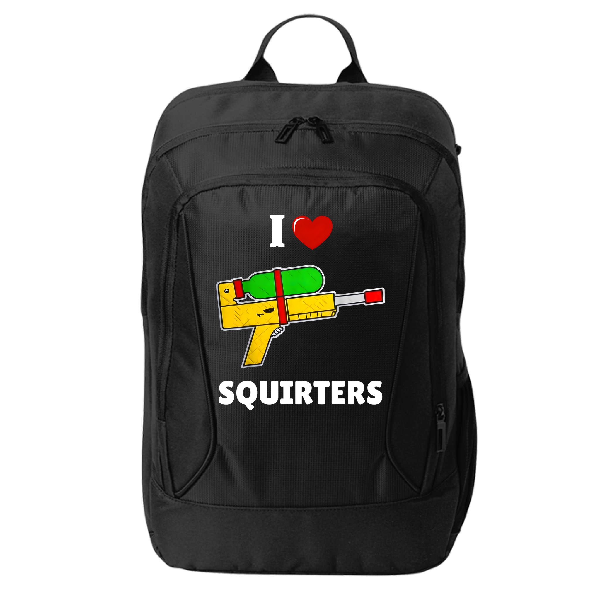 I Love Squirters Heart Design I Love Squirters City Backpack
