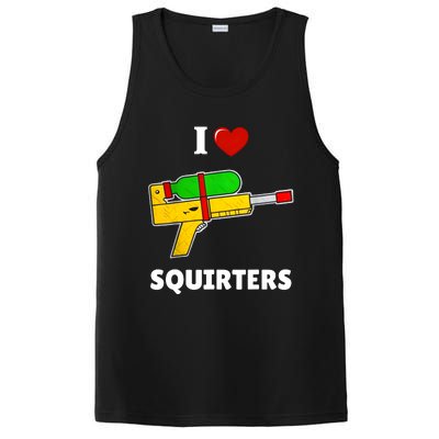 I Love Squirters Heart Design I Love Squirters PosiCharge Competitor Tank