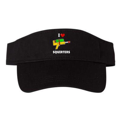 I Love Squirters Heart Design I Love Squirters Visor