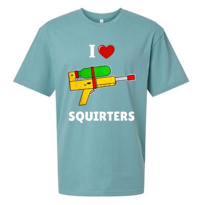 I Love Squirters Heart Design I Love Squirters Sueded Cloud Jersey T-Shirt