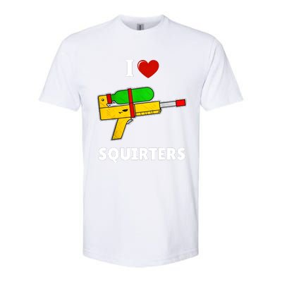 I Love Squirters Heart Design I Love Squirters Softstyle CVC T-Shirt