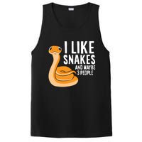 I Like Snakes And Maybe 3 People Snake Reptile Lover Cool Gift PosiCharge Competitor Tank