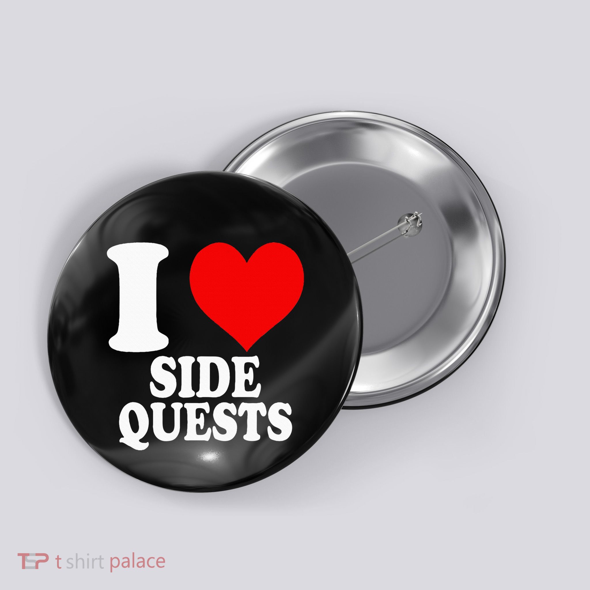I Love Side Quests Button