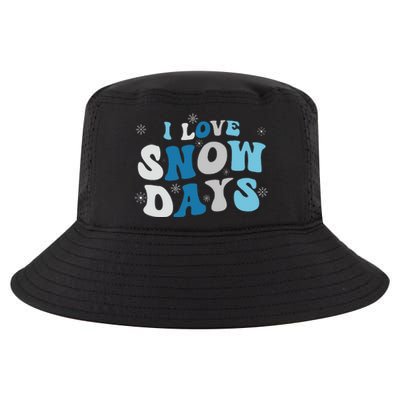 I Love Snow Days  Snow Day Supporter  Cool Comfort Performance Bucket Hat