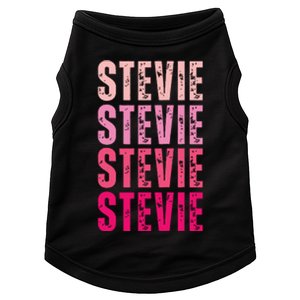 I Love Stevie First Name Funny Stevie Doggie Tank