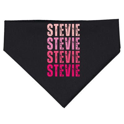 I Love Stevie First Name Funny Stevie USA-Made Doggie Bandana