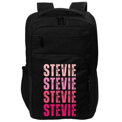 I Love Stevie First Name Funny Stevie Impact Tech Backpack