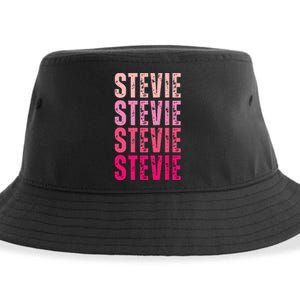 I Love Stevie First Name Funny Stevie Sustainable Bucket Hat