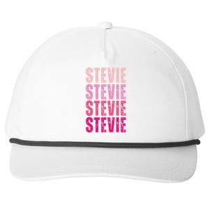 I Love Stevie First Name Funny Stevie Snapback Five-Panel Rope Hat