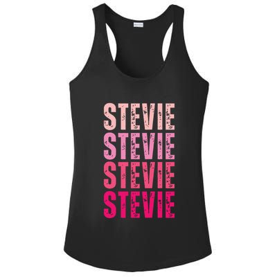 I Love Stevie First Name Funny Stevie Ladies PosiCharge Competitor Racerback Tank