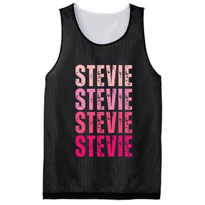 I Love Stevie First Name Funny Stevie Mesh Reversible Basketball Jersey Tank