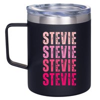I Love Stevie First Name Funny Stevie 12oz Stainless Steel Coffee Mug