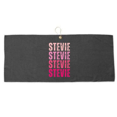 I Love Stevie First Name Funny Stevie Large Microfiber Waffle Golf Towel