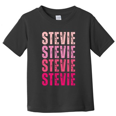 I Love Stevie First Name Funny Stevie Toddler T-Shirt