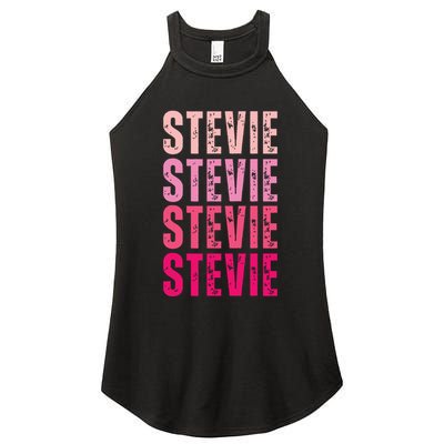 I Love Stevie First Name Funny Stevie Women's Perfect Tri Rocker Tank