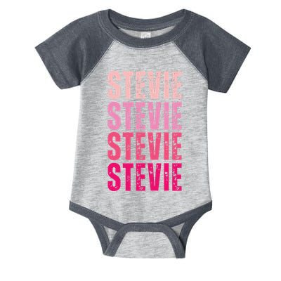 I Love Stevie First Name Funny Stevie Infant Baby Jersey Bodysuit