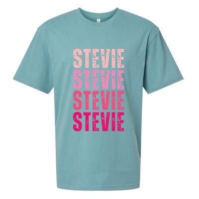 I Love Stevie First Name Funny Stevie Sueded Cloud Jersey T-Shirt