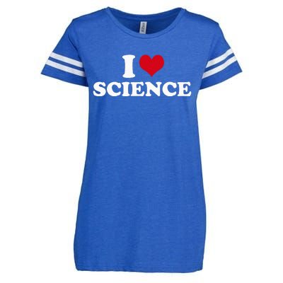 I Love Science Enza Ladies Jersey Football T-Shirt