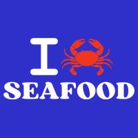 I Love Seafood Crab Shellfish National Seafood Month Gift 16 in Basic Backpack