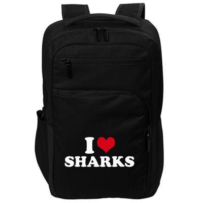 I Love Sharks Impact Tech Backpack