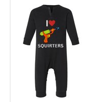 I Love Squirters Infant Fleece One Piece