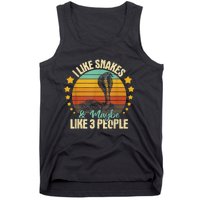 I Like Snakes & Maybe Like 3 People Snake Reptile Love Tank Top