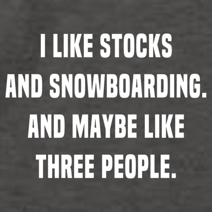 I Like Stocks And Snowboarding Funny Day Trader Stock Market Gift Vector Backpack