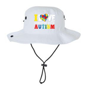 I Love Someone With Autism Autistic Awareness Month Warriors Great Gift Legacy Cool Fit Booney Bucket Hat