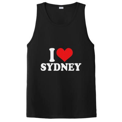 I Love Sydney I Heart Sydney Australia PosiCharge Competitor Tank