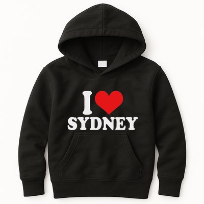 I Love Sydney I Heart Sydney Australia Kids Hoodie