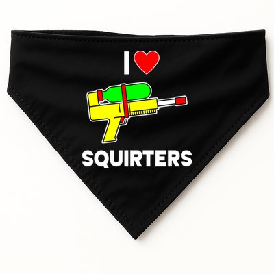 I Love Squirters Funny USA-Made Doggie Bandana