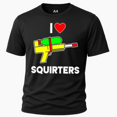 I Love Squirters Funny Performance Shirt
