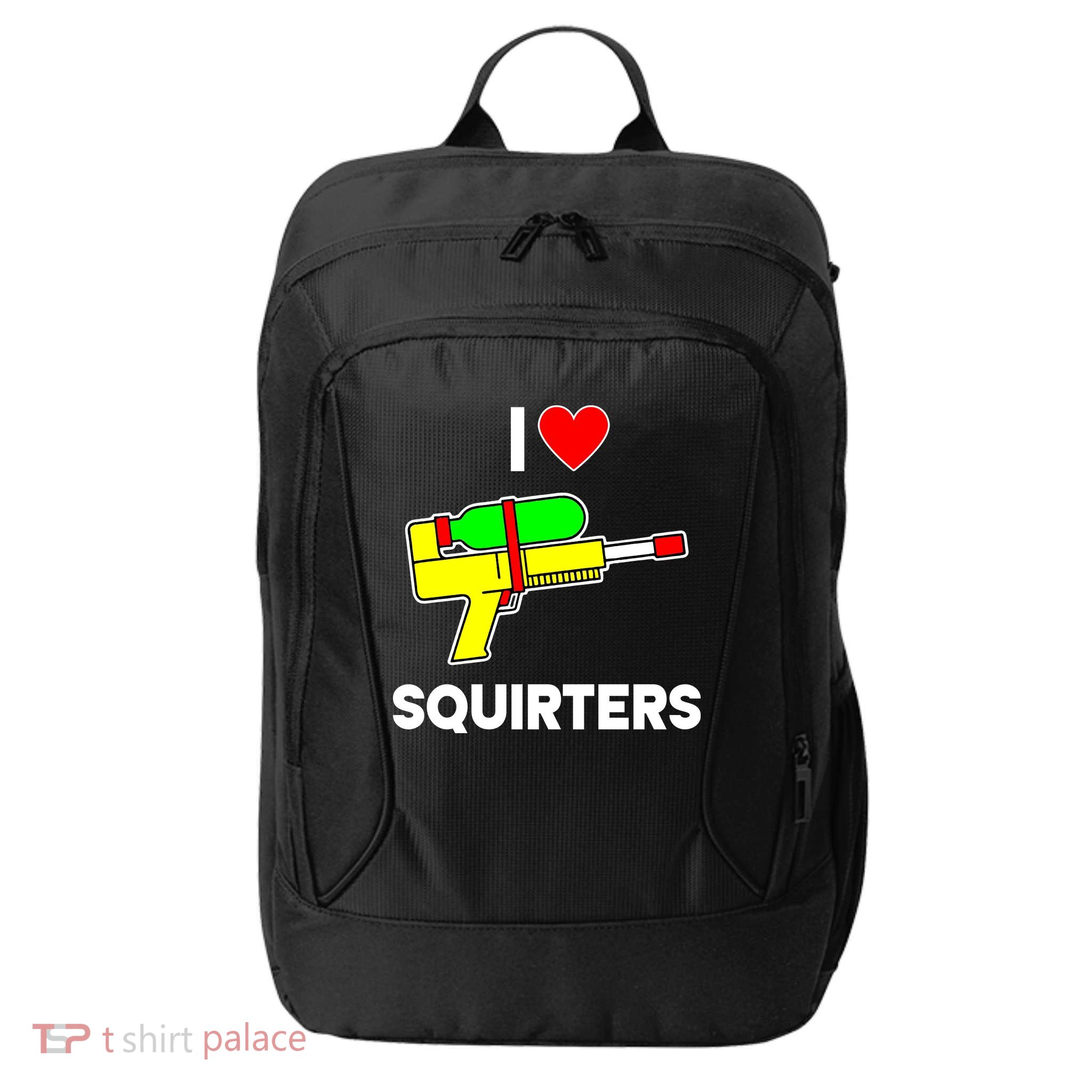 I Love Squirters Funny City Backpack