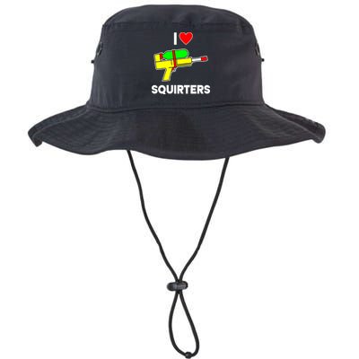 I Love Squirters Funny Bucket Hat